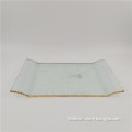 Crackle 11 inch Rectangle Glass Charger - Chargers